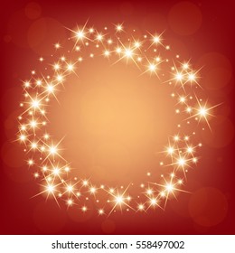 Creative concept Vector set of glow light effect stars bursts with sparkles isolated on black background. For illustration template art design, banner for Christmas celebrate, magic flash energy ray.