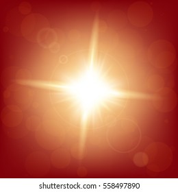 Creative concept Vector set of glow light effect stars bursts with sparkles isolated on black background. For illustration template art design, banner for Christmas celebrate, magic flash energy ray.