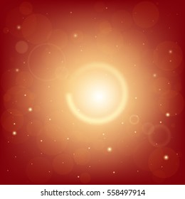 Creative concept Vector set of glow light effect stars bursts with sparkles isolated on black background. For illustration template art design, banner for Christmas celebrate, magic flash energy ray.