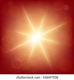 Creative concept Vector set of glow light effect stars bursts with sparkles isolated on black background. For illustration template art design, banner for Christmas celebrate, magic flash energy ray.