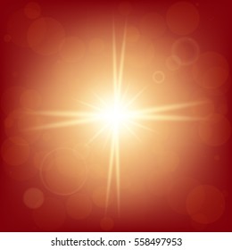 Creative concept Vector set of glow light effect stars bursts with sparkles isolated on black background. For illustration template art design, banner for Christmas celebrate, magic flash energy ray.