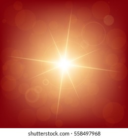 Creative concept Vector set of glow light effect stars bursts with sparkles isolated on black background. For illustration template art design, banner for Christmas celebrate, magic flash energy ray.