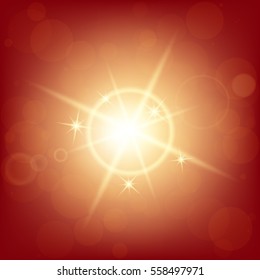 Creative concept Vector set of glow light effect stars bursts with sparkles isolated on black background. For illustration template art design, banner for Christmas celebrate, magic flash energy ray.