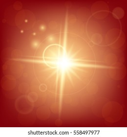 Creative concept Vector set of glow light effect stars bursts with sparkles isolated on black background. For illustration template art design, banner for Christmas celebrate, magic flash energy ray.