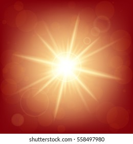 Creative concept Vector set of glow light effect stars bursts with sparkles isolated on black background. For illustration template art design, banner for Christmas celebrate, magic flash energy ray.