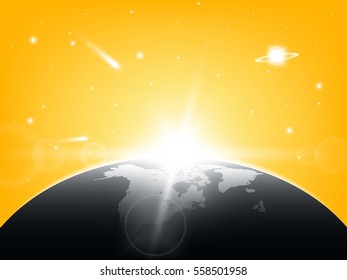 Creative concept Vector set of glow light effect stars bursts with sparkles isolated on black background. For illustration template art design, banner for Christmas celebrate, magic flash energy ray.