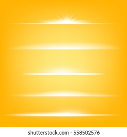 Creative concept Vector set of glow light effect stars bursts with sparkles isolated on black background. For illustration template art design, banner for Christmas celebrate, magic flash energy ray.