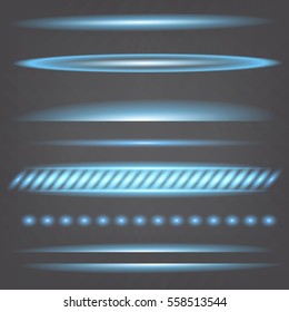 Creative concept Vector set of glow light effect stars bursts with sparkles isolated on black background. For illustration template art design, banner for Christmas celebrate, magic flash energy ray.