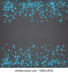 Creative concept Vector set of glow light effect stars bursts with sparkles isolated on black background. For illustration template art design, banner for Christmas celebrate, magic flash energy ray.