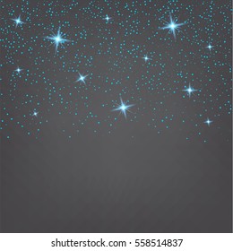 Creative concept Vector set of glow light effect stars bursts with sparkles isolated on black background. For illustration template art design, banner for Christmas celebrate, magic flash energy ray.