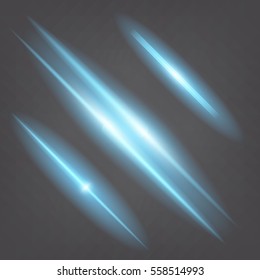 Creative concept Vector set of glow light effect stars bursts with sparkles isolated on black background. For illustration template art design, banner for Christmas celebrate, magic flash energy ray.
