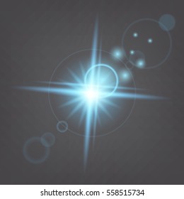 Creative concept Vector set of glow light effect stars bursts with sparkles isolated on black background. For illustration template art design, banner for Christmas celebrate, magic flash energy ray.