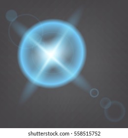 Creative concept Vector set of glow light effect stars bursts with sparkles isolated on black background. For illustration template art design, banner for Christmas celebrate, magic flash energy ray.