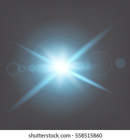 Creative concept Vector set of glow light effect stars bursts with sparkles isolated on black background. For illustration template art design, banner for Christmas celebrate, magic flash energy ray.