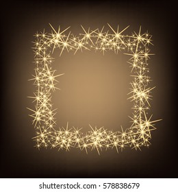 Creative concept Vector set of glow light effect stars bursts with sparkles isolated on black background. For illustration template art design, banner for Christmas celebrate, magic flash energy ray.