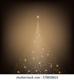 Creative concept Vector set of glow light effect stars bursts with sparkles isolated on black background. For illustration template art design, banner for Christmas celebrate, magic flash energy ray.