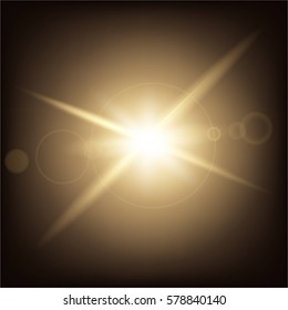 Creative concept Vector set of glow light effect stars bursts with sparkles isolated on black background. For illustration template art design, banner for Christmas celebrate, magic flash energy ray.