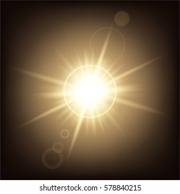Creative concept Vector set of glow light effect stars bursts with sparkles isolated on black background. For illustration template art design, banner for Christmas celebrate, magic flash energy ray.