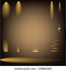 Creative concept Vector set of glow light effect stars bursts with sparkles isolated on black background. For illustration template art design, banner for Christmas celebrate, magic flash energy ray.