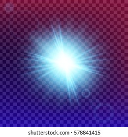 Creative concept Vector set of glow light effect stars bursts with sparkles isolated on black background. For illustration template art design, banner for Christmas celebrate, magic flash energy ray.