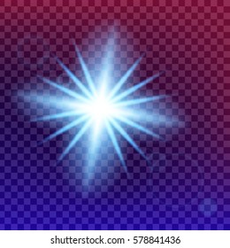 Creative concept Vector set of glow light effect stars bursts with sparkles isolated on black background. For illustration template art design, banner for Christmas celebrate, magic flash energy ray.