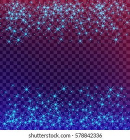 Creative concept Vector set of glow light effect stars bursts with sparkles isolated on black background. For illustration template art design, banner for Christmas celebrate, magic flash energy ray.