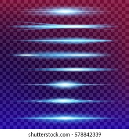 Creative concept Vector set of glow light effect stars bursts with sparkles isolated on black background. For illustration template art design, banner for Christmas celebrate, magic flash energy ray.