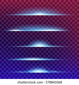 Creative concept Vector set of glow light effect stars bursts with sparkles isolated on black background. For illustration template art design, banner for Christmas celebrate, magic flash energy ray.