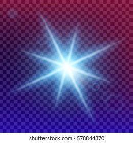 Creative concept Vector set of glow light effect stars bursts with sparkles isolated on black background. For illustration template art design, banner for Christmas celebrate, magic flash energy ray.