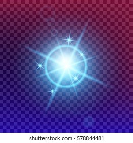 Creative concept Vector set of glow light effect stars bursts with sparkles isolated on black background. For illustration template art design, banner for Christmas celebrate, magic flash energy ray.