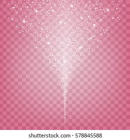 Creative concept Vector set of glow light effect stars bursts with sparkles isolated on black background. For illustration template art design, banner for Christmas celebrate, magic flash energy ray.