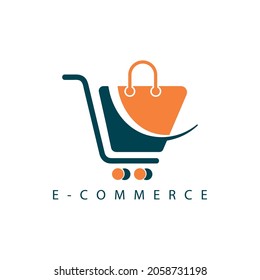 Creative Concept Vector Shopping Cart Logo Stock Vector (Royalty Free ...