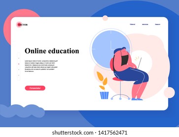 Creative concepts of web page design for website and mobile website development. Seo landing page. Successful organization of their tasks. Flat vector illustration.
