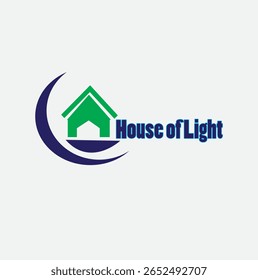 Creative conceptual image of a house radiating light, symbolizing hope, comfort, and positive spiritual energy.