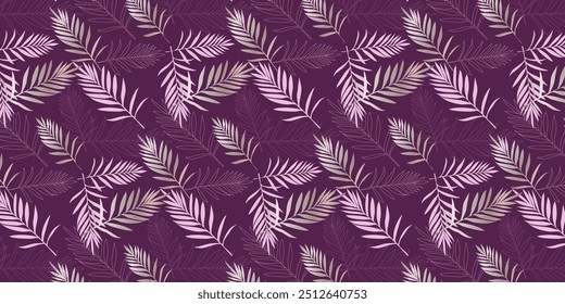 Imágenes conceptuales creativas de hojas de árbol abstractas, texturas en un estilo minimalista. Plantillas de diseño moderno para vacaciones, publicidad, marca, ropa de cama. Ornamento, patrón sin fisuras, textura.