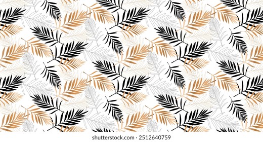 Imágenes conceptuales creativas de hojas de árbol abstractas, texturas en un estilo minimalista. Plantillas de diseño moderno para vacaciones, publicidad, marca, ropa de cama. Ornamento, patrón sin fisuras, textura.