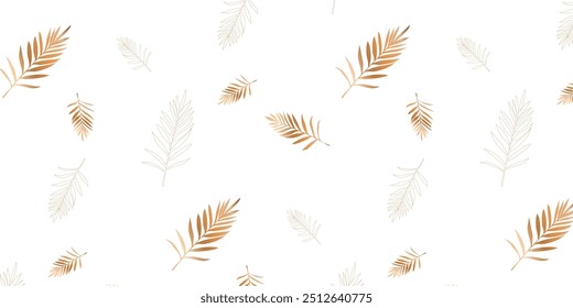 Creative conceptual images of abstract tree leaves, textures in a minimalistic style. Modern design templates for holidays, advertising, brand, bed linen. Ornament, seamless pattern, texture.