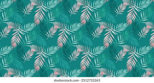 Creative conceptual images of abstract tree leaves, textures in a minimalistic style. Modern design templates for holidays, advertising, brand, bed linen. Ornament, seamless pattern, texture.