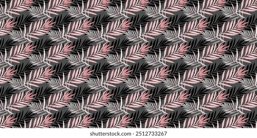 Imágenes conceptuales creativas de hojas de árbol abstractas, texturas en un estilo minimalista. Plantillas de diseño moderno para vacaciones, publicidad, marca, ropa de cama. Ornamento, patrón sin fisuras, textura.