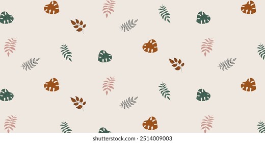 Imágenes conceptuales creativas de hojas de árbol abstractas, texturas en un estilo minimalista. Plantillas de diseño moderno para vacaciones, publicidad, marca, ropa de cama. Ornamento, patrón sin fisuras, textura.
