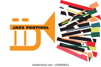 Creative conceptual music festival vector. Musical instruments.