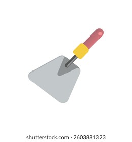 A creative concrete trowel icon tailored for designers focused on finishing tools.