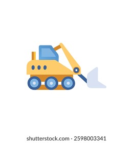 A creative construction loader icon tailored for designers in heavy machinery.
