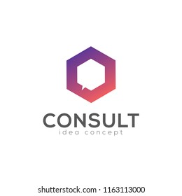 Creative Consulting Concept Logo Design Template 