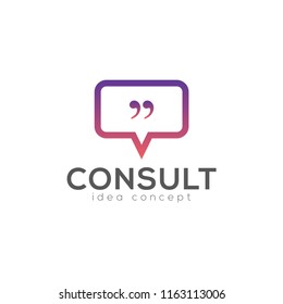 Creative Consulting Concept Logo Design Template 