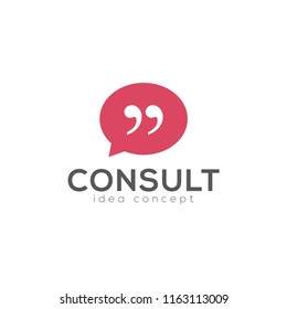 Creative Consulting Concept Logo Design Template 