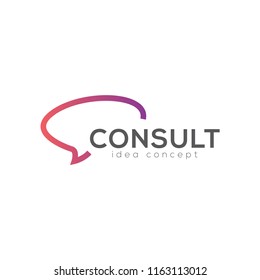 Creative Consulting Concept Logo Design Template 