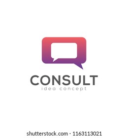 Creative Consulting Concept Logo Design Template 
