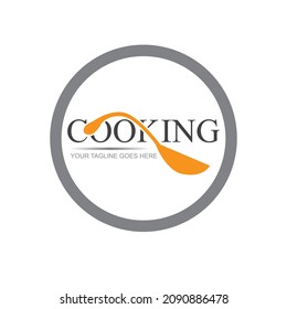 creative cooking logo symbol illustration design template