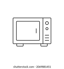 Creative cooking microwave oven icon